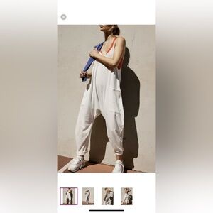 Free People Hot Shot Onesie- Painted White